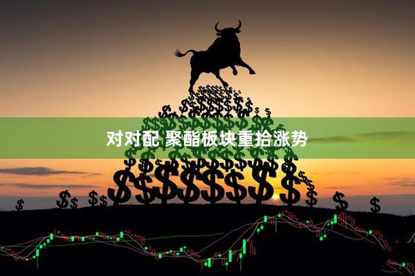 对对配 聚酯板块重拾涨势