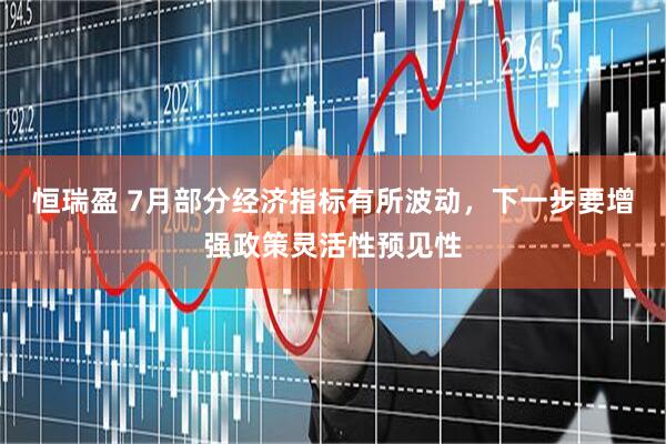 恒瑞盈 7月部分经济指标有所波动，下一步要增强政策灵活性预见性