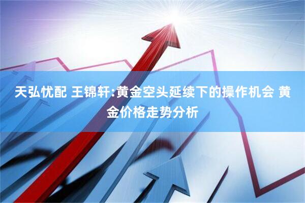 天弘忧配 王锦轩:黄金空头延续下的操作机会 黄金价格走势分析
