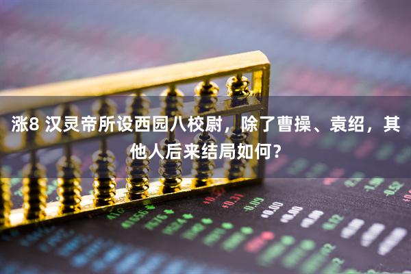涨8 汉灵帝所设西园八校尉，除了曹操、袁绍，其他人后来结局如何？