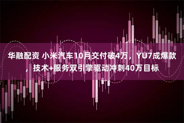 华融配资 小米汽车10月交付破4万，YU7成爆款，技术+服务双引擎驱动冲刺40万目标