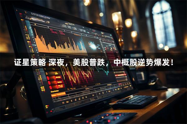 证星策略 深夜,美股普跌,中概股逆势爆发!
